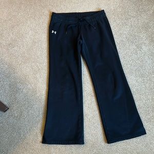 Under armour black athletic sweat pants